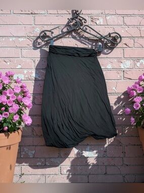 DKNY gathered skirt